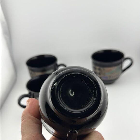 Vintage Arcoroc France Elegant Mug Set - Picture 4 of 4